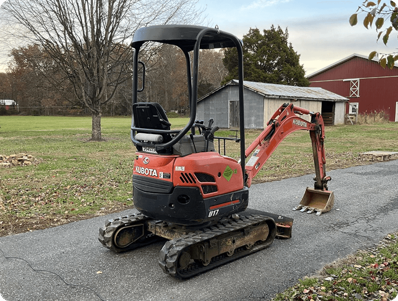 Kubota mini excavator